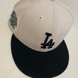 Men's 100th Anniversary Dodgers New Era Hat - size 8